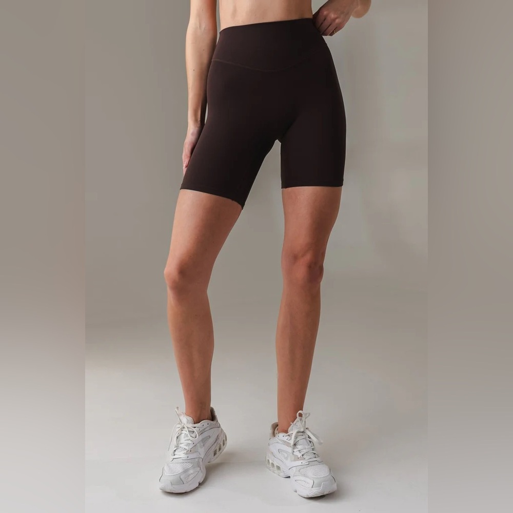 Vitality Cloud II 8" Biker Shorts Espresso Brown Sz S